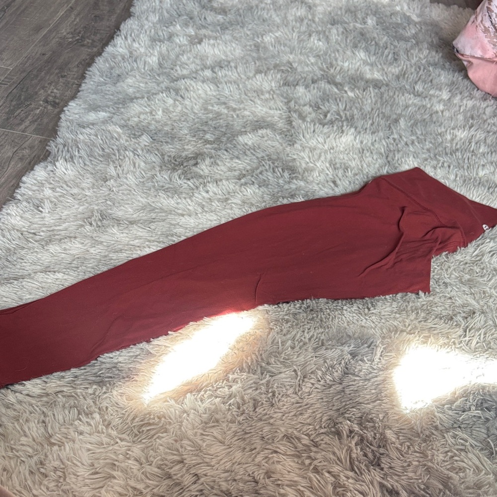 Women’s Brick Red High-Waisted Lululemon Align Leggings